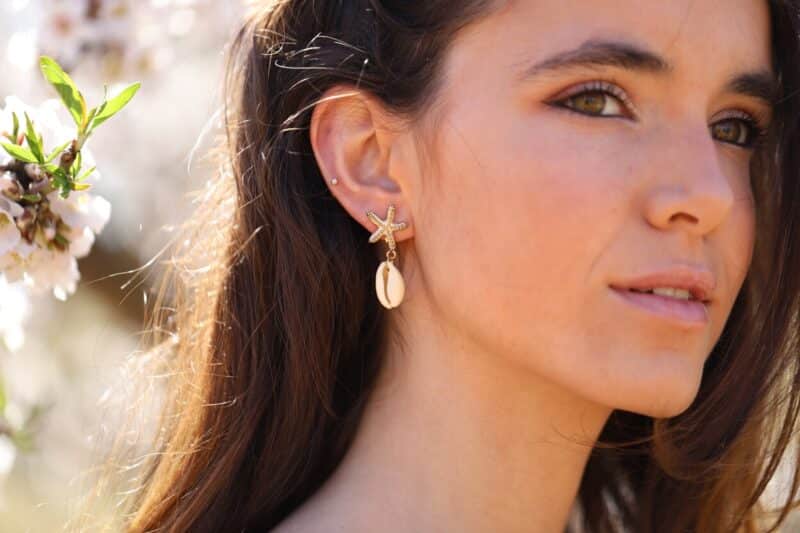 Boho Beach Wedding Earrings - CAMILLA