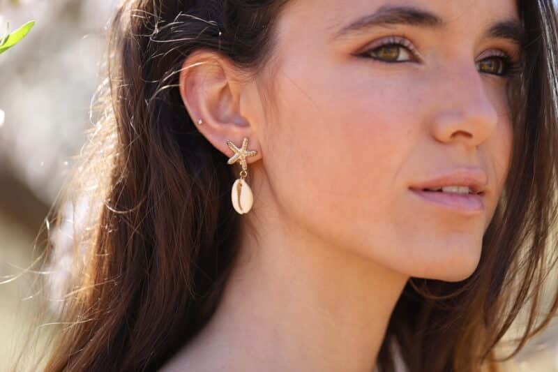 Boho Beach Wedding Earrings - CAMILLA - Image 2