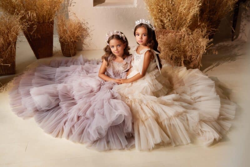 Princess Children Flower Girl Dress - MILDRED - Image 4