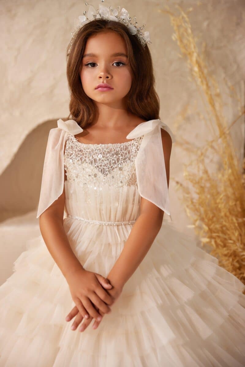 Princess Children Flower Girl Dress - MILDRED - Image 3