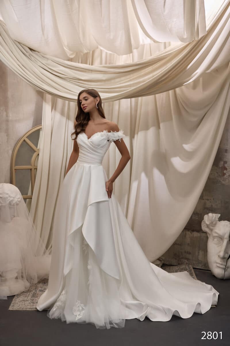 Off-the-shoulder Princess Wedding Dress - ANNIE