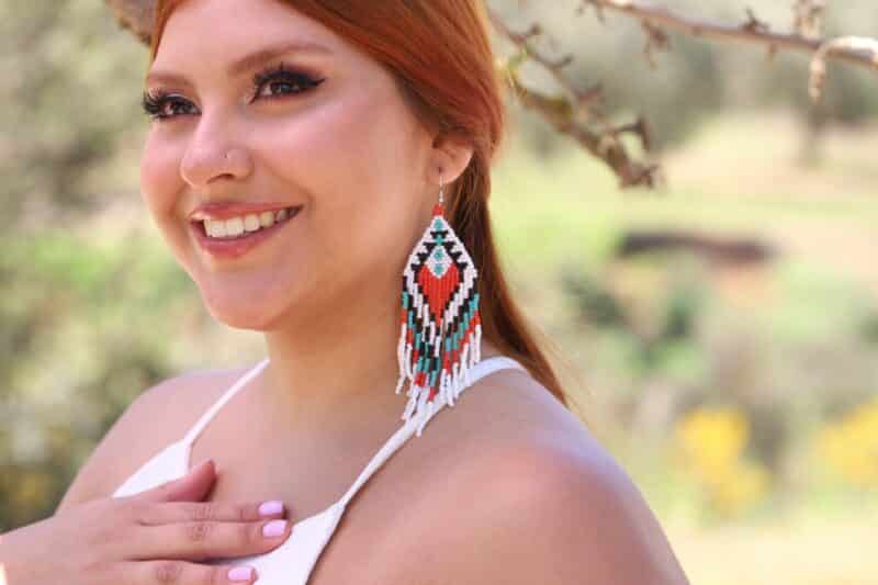 Boho Beaded Earrings - CELIA - Image 5