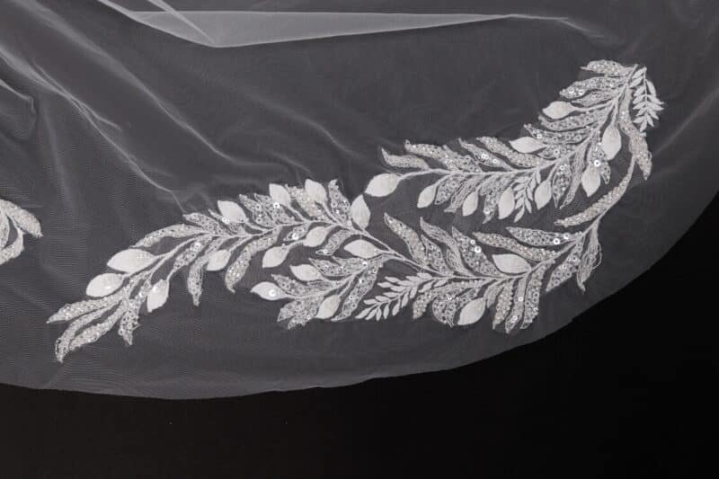 Lace Cathedral Wedding Veil - CAROL - Image 2