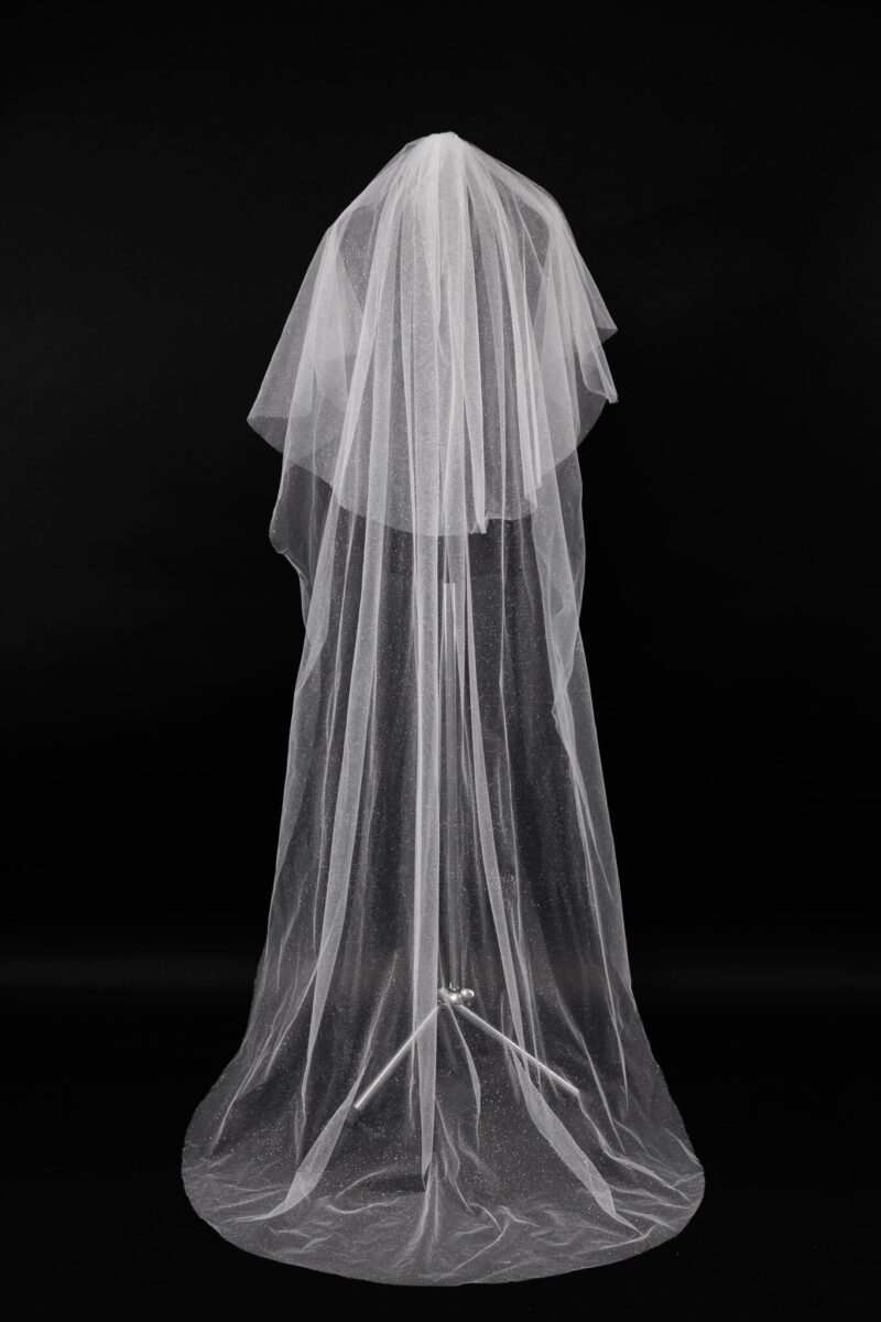 Luxury Sparkling 2 Layer Cathedral Wedding Veil - MARGO