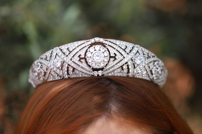 Cubic Zirconia Meghan Markle's Replica Wedding Tiara - MEGAN