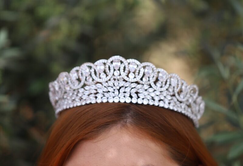 Cubic Zirconia Royal Wedding Tiara - CHLOE