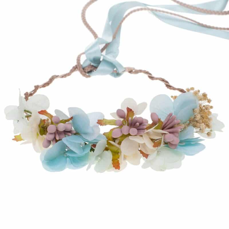 Sky Blue Flower Girl Belt / Sash - NAVANI - Image 11