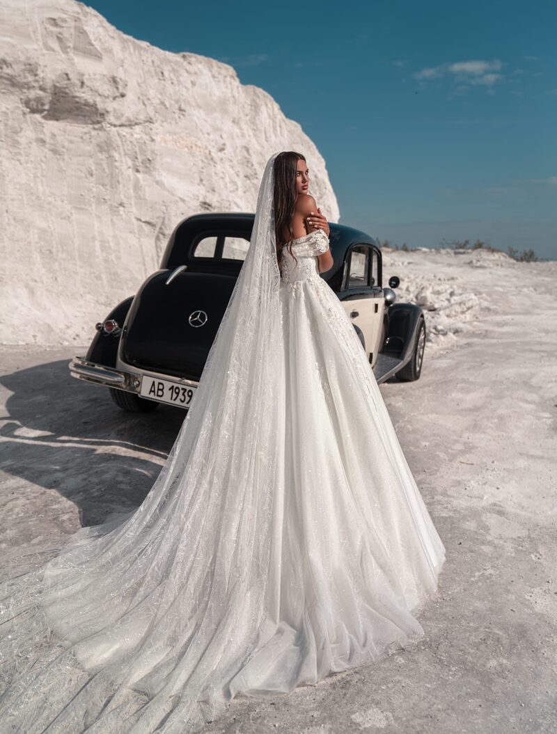 Off Shoulder Princess Wedding Dress - Olivia - Image 2