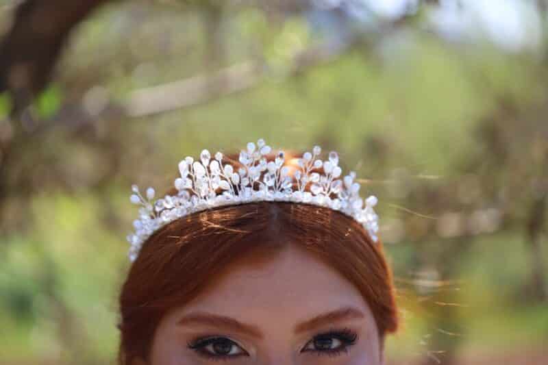 Swarovski Crystal Bridal Tiara- V-309