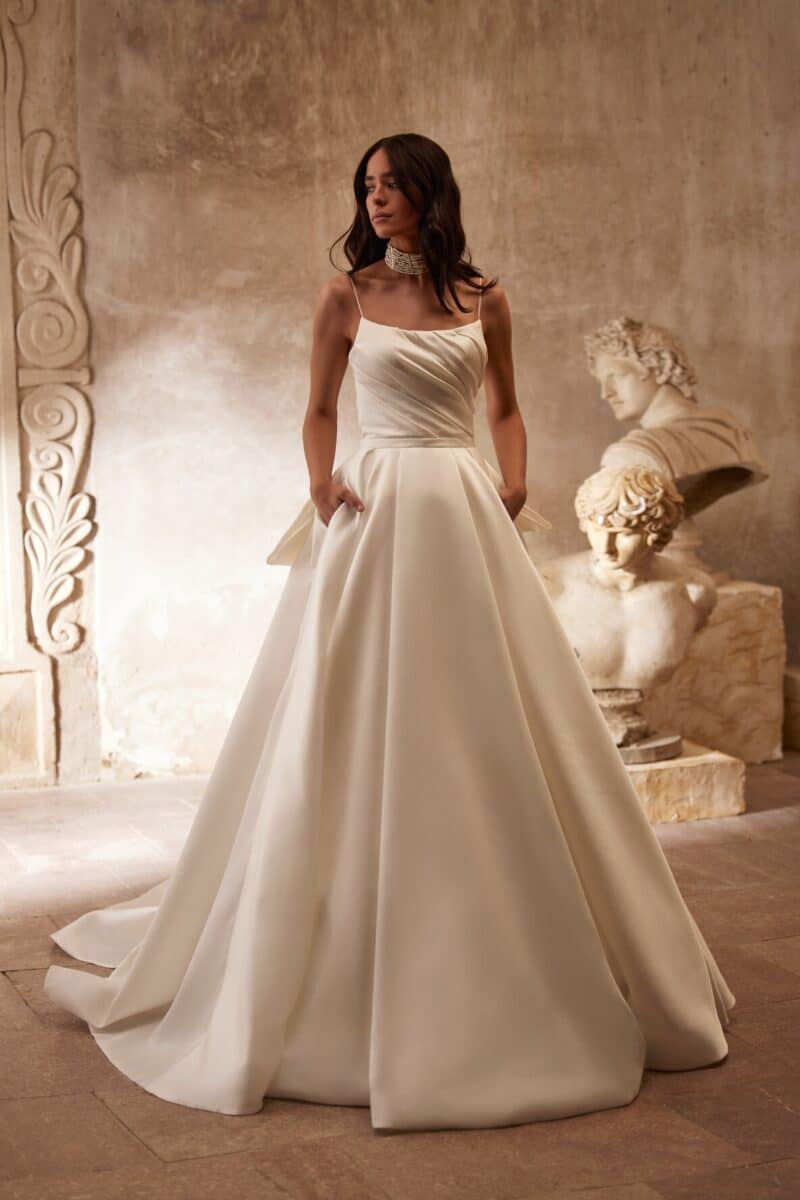 Unique Princess Wedding Dress With Long Train - JILLIAN - Image 5